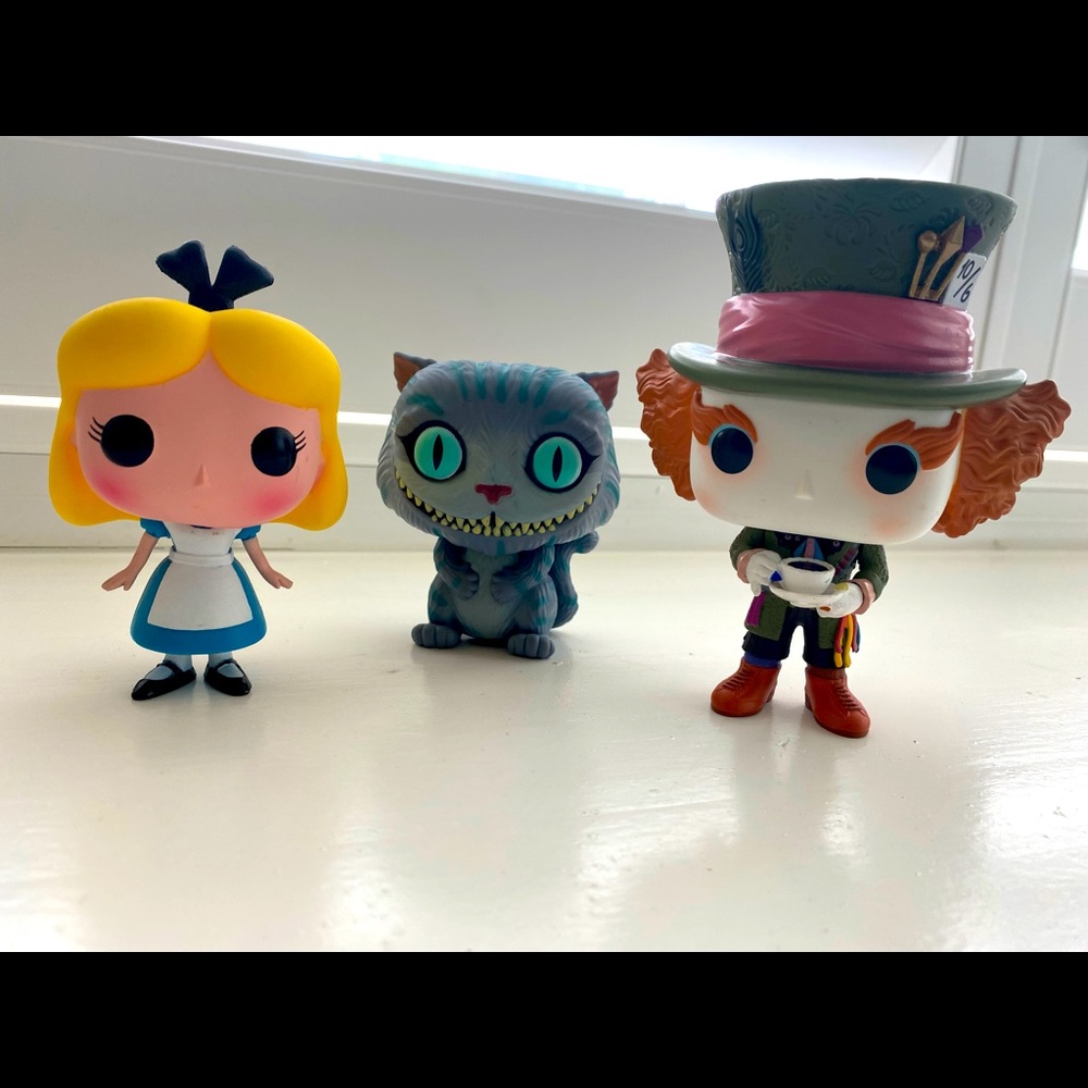 Alice in Wonderland Funko Pop Figures Set